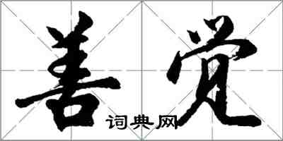 胡問遂善覺行書怎么寫