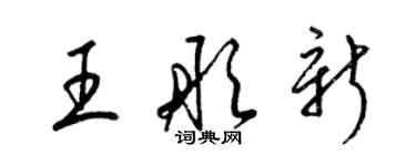 梁錦英王彤新草書個性簽名怎么寫