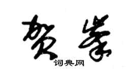 朱錫榮賀峰草書個性簽名怎么寫