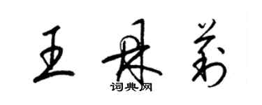 梁錦英王鼎莉草書個性簽名怎么寫