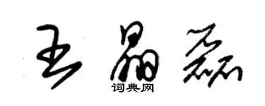 朱錫榮王晶磊草書個性簽名怎么寫