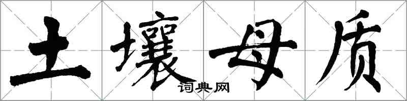 翁闓運土壤母質楷書怎么寫