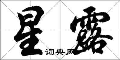 胡問遂星露行書怎么寫