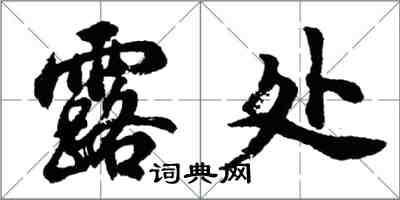 胡問遂露處行書怎么寫