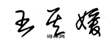 朱錫榮王其媛草書個性簽名怎么寫