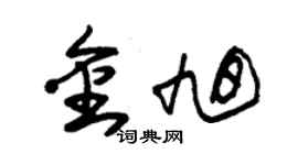 朱錫榮金旭草書個性簽名怎么寫
