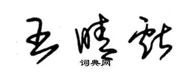 朱錫榮王晴獻草書個性簽名怎么寫