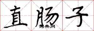 周炳元直腸子楷書怎么寫