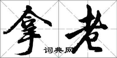 胡問遂拿老行書怎么寫