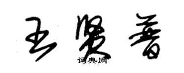 朱錫榮王賢普草書個性簽名怎么寫