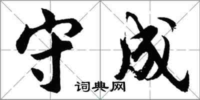 胡問遂守成行書怎么寫