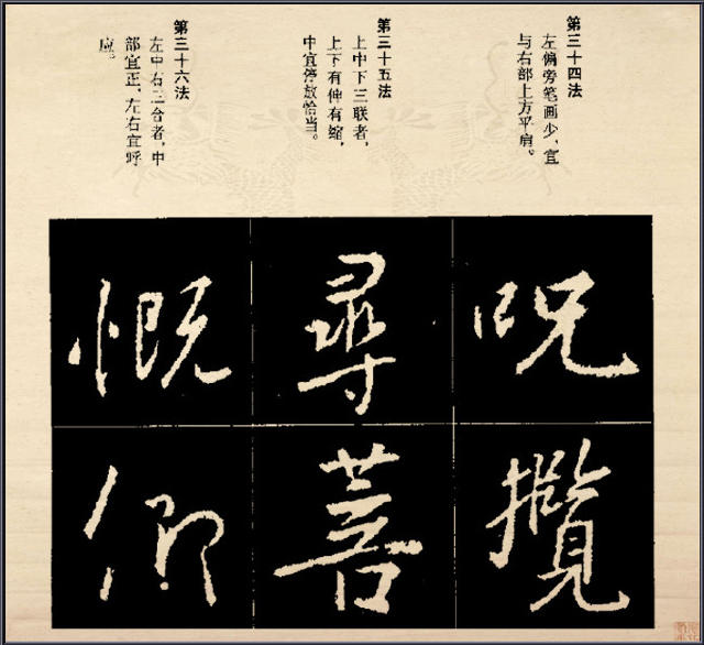 王羲之行書結構92法