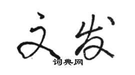 駱恆光文發行書個性簽名怎么寫