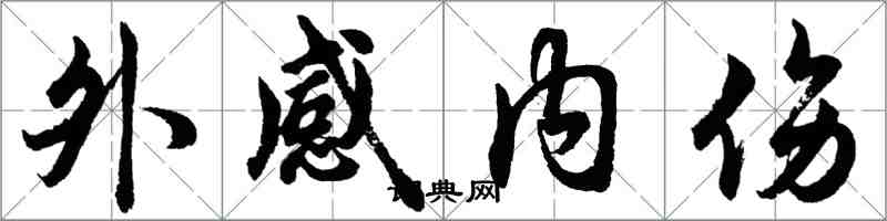 胡問遂外感內傷行書怎么寫