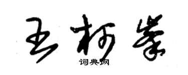 朱錫榮王柯峰草書個性簽名怎么寫