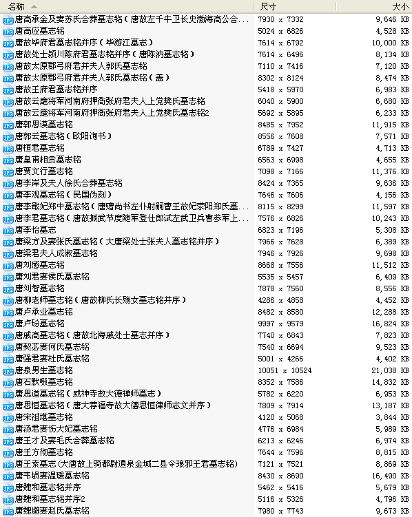 500種碑刻、墓志銘、造像記和摩崖石刻打包下載