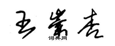 朱錫榮王崇杏草書個性簽名怎么寫