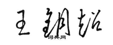 駱恆光王鑰超草書個性簽名怎么寫