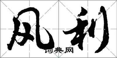 胡問遂風利行書怎么寫