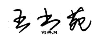 朱錫榮王書苑草書個性簽名怎么寫