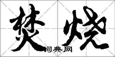 胡問遂焚燒行書怎么寫