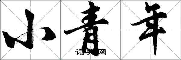 胡問遂小青年行書怎么寫