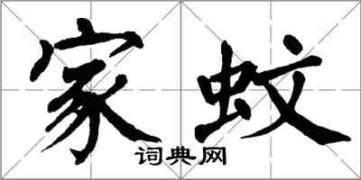 翁闓運家蚊楷書怎么寫