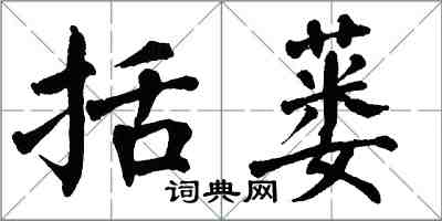 翁闓運括蔞楷書怎么寫