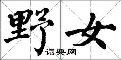 翁闓運野女楷書怎么寫