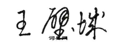 駱恆光王壁城草書個性簽名怎么寫