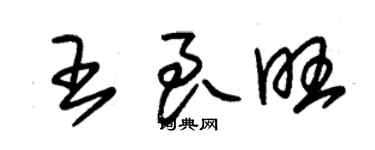 朱錫榮王良旺草書個性簽名怎么寫