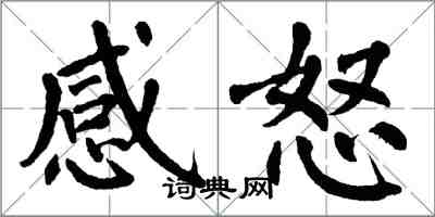 翁闓運感怒楷書怎么寫