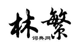 胡問遂林繁行書個性簽名怎么寫