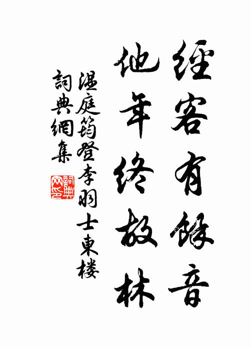 慎爾溫凊,潔爾旨餚 詩詞名句