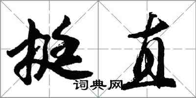 胡問遂挺直行書怎么寫