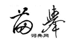 駱恆光苗舉草書個性簽名怎么寫