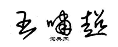 朱錫榮王嘯超草書個性簽名怎么寫