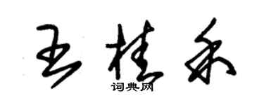 朱錫榮王桂禾草書個性簽名怎么寫