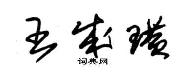 朱錫榮王成璜草書個性簽名怎么寫