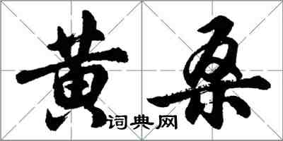 胡問遂黃桑行書怎么寫