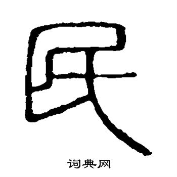 說文解字寫的民