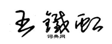 朱錫榮王鐵虹草書個性簽名怎么寫