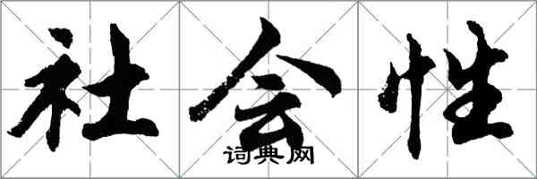 胡問遂社會性行書怎么寫