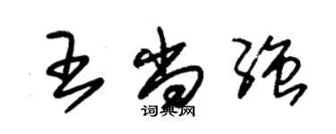 朱錫榮王尚強草書個性簽名怎么寫