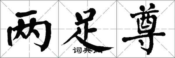 翁闓運兩足尊楷書怎么寫