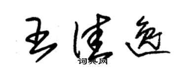朱錫榮王佳逸草書個性簽名怎么寫