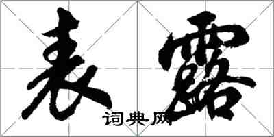 胡問遂表露行書怎么寫