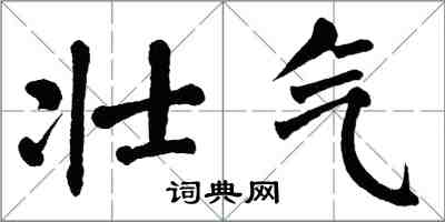 翁闓運壯氣楷書怎么寫