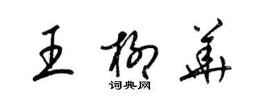 梁錦英王柳華草書個性簽名怎么寫