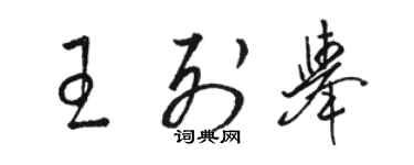 駱恆光王列舉草書個性簽名怎么寫